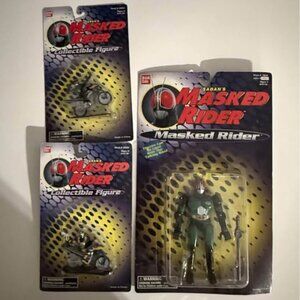 Saban’s Masked Rider Vintage Action Figures – Lot of 3 (1995 Bandai)